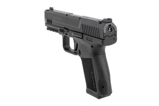 TP9SF Elite Canik 9mm pistol with a loaded chamber indicator